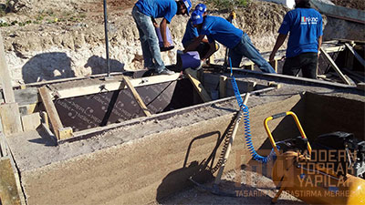 Rammed Earth Building